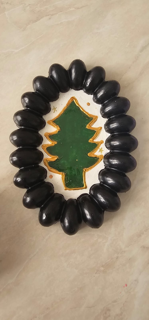 Xmas tree trinket tray (Black)